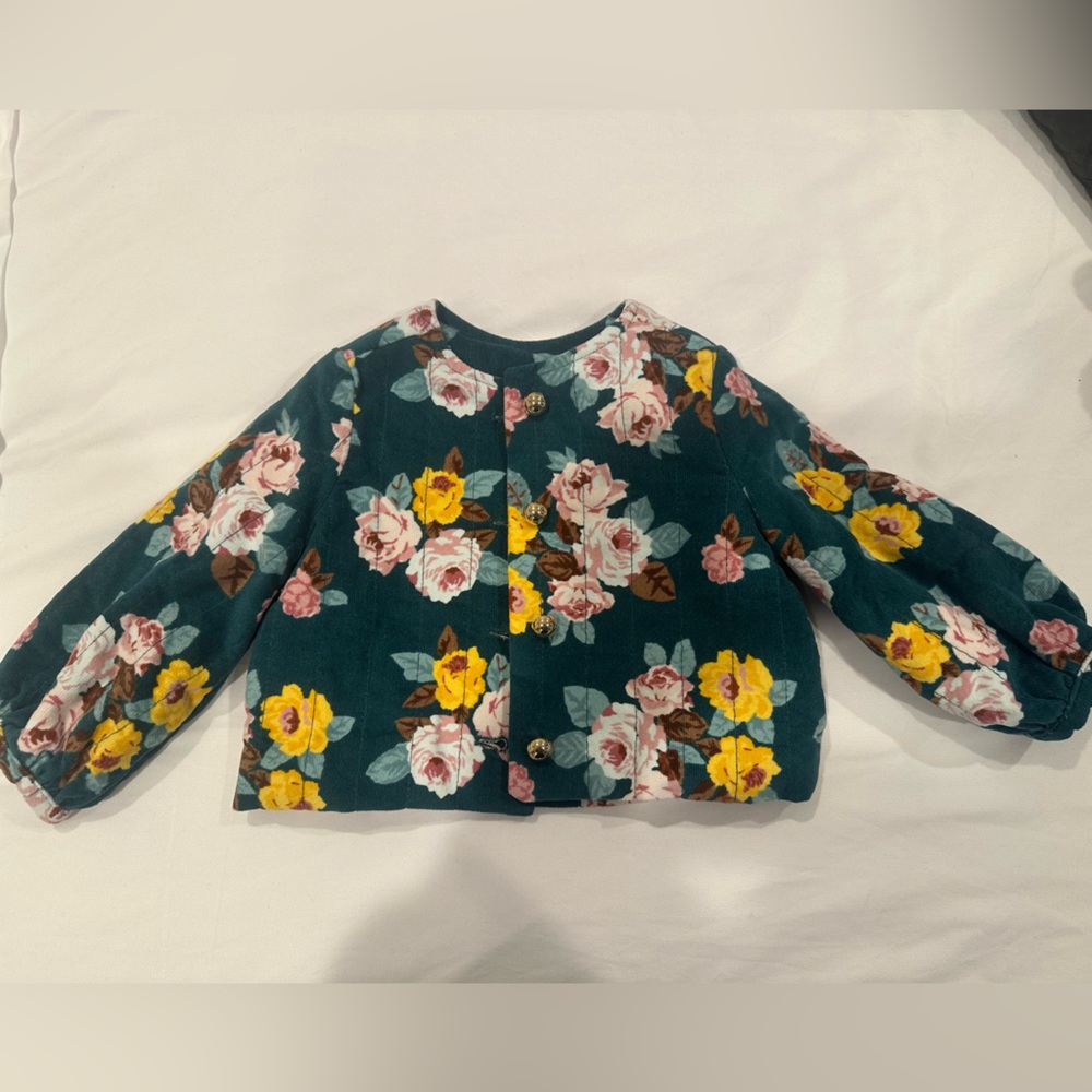 Janie & Jack 6-12mo Flower Jacket